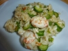 risotto di gamberi e zucchine